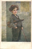 ** T2/T3 Der Bettelmusikant / Jewish Street Violinist Boy. Galerie Wiener Künstler Nr. 803. S: Jos. Süss  (Rb) - Ohne Zuordnung