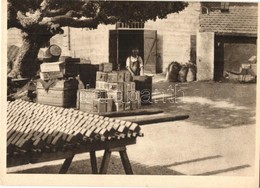 ** T2/T3 Hof Einer Deutschen Seifen- Und Ölfabrik In Haifa / Courtyard Of A German Soap And Oil Factory In Haifa. Judaic - Non Classés