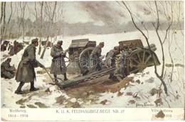 * T2/T3 Weltkrieg 1914-1916 K.u.K. Feldhaubitz-Regt. Nr. 27. Verlag K.u.K. Kmdo. Der 27. Inf. Trp. Dion. / WWI Austro-Hu - Unclassified