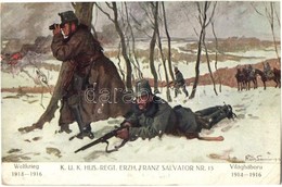 * T2/T3 Weltkrieg 1914-1916 - K.u.K. Husaren-Regiment. Erzh. Franz Salvator Nr. 15. Verlag K.u.K. Kmdo. Der 27. Inf. Trp - Sin Clasificación