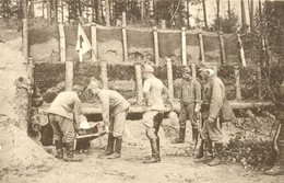 ** T1 1916 Ezredsegélyhely Nowoi Swietnél / Regimentshilfsplatz Bei Nowoi Swiet / WWI K.u.k. Military Regiment's First A - Non Classés