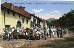 T2/T3 Colroy-la-Grande (Vosges, Vogesen); Weltkireg, Strassenscene / WWI K.u.K. Military, Soldiers + Military Stamp On T - Non Classés