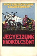 T2/T3 1918 Hogy Felszánthassuk A Harctereket, Jegyezzünk Hadikölcsönt! / WWI Hungarian Military Loan Propaganda Art Post - Sin Clasificación