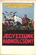 T2/T3 1918 Hogy Felszánthassuk A Harctereket, Jegyezzünk Hadikölcsönt! / WWI Hungarian Military Loan Propaganda Art Post - Non Classés