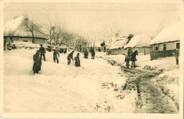 ** T2/T3 Zima Ve Vych. Halici / Winter In Ostgalizien, November 1915 / WWI Austro-Hungarian K.u.K. Military Soldiers In  - Ohne Zuordnung