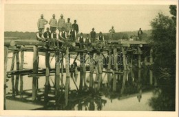 ** T2 Stavba Mostu U Kalusze / Brückenbau Bei Kalusz 1915 / WWI Austro-Hungarian K.u.K. Military Pontooners Building A B - Sin Clasificación