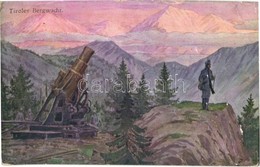T3 1915 Tiroler Bergwacht / WWI Austro-Hungarian K.u.K. Military Art Postcard, Mountain Guard With Cannon. B.K.W.I. 259- - Non Classés