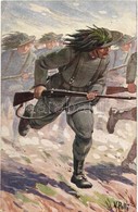 ** T2 WWI Italian Military Art Postcard. 300/II. S: V. Polli - Sin Clasificación