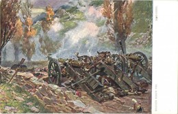 ** T1/T2 Battle Of Somosierra. Polish Military Art Postcard, Artillery. Edition 'Stella' Bochnia No. 1172. S: Wojciech K - Sin Clasificación