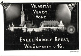 T2/T3 Világítás Vevőt Vonz. Engel Károly Elektromos Szerelési Anyagok és Készülékek Gyára Reklámlapja. Budapest VI. Vörö - Non Classificati