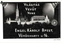 T2/T3 Világítás Vevőt Vonz. Engel Károly Elektromos Szerelési Anyagok és Készülékek Gyára Reklámlapja. Budapest VI. Vörö - Unclassified