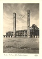 * T2 1936 Berlin Reichssportfeld, Stadioneingang / Olympic Stadium Entrance, Swastika - Ohne Zuordnung