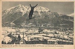 ** T2/T3 Sprung Von Der Grossen Olympiaschanze Mit Blick Auf Kramer Und Garmisch-Partenkirchen / Jump From The Big Olymp - Non Classificati