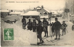 T2 Les Rousses, Service Des Dépéches En Skis (Hiver 1907) / Winter Sport, Skis Dispatches Service. TCV Card - Non Classificati