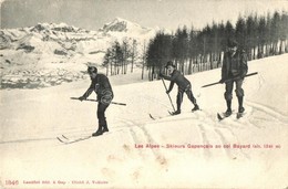 T2/T3 Les Alpes, Skieurs Gapencais Au Col Bayard / Winter Sport, Skiing  (EK) - Zonder Classificatie