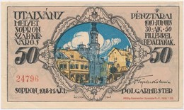 Sopron 1919. 50f Városi Szükségpénz T:I- - Zonder Classificatie