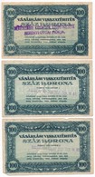 ~1920. 100K 'Vásárlási Visszatérítés' 'BÉKÉSCSABAI KISGAZDÁK TERM. FOGY. ÉS ÉRT.' Valamint 'BÉKÉSCSABAI KISGAZDÁK SZÖVET - Non Classés