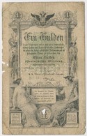 1866. 1G Nem Kivehető Vízjellel T:III-,IV Anyaghiány
Austrian Empire 1866. 1 Gulden With Non-recognizable Watermark C:VG - Sin Clasificación