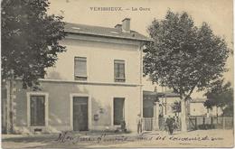 VENISSIEUX - RHONE - LA GARE - ANNEE 1909 - Vénissieux