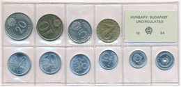 1984. 2f-20Ft (10xklf) érmés Forgalmi Sor Fóliatokban T:1 Adamo FO17 - Zonder Classificatie