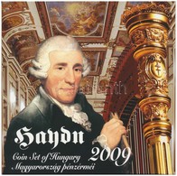 2009. 5Ft-200Ft 'Haydn' (7xklf) Forgalmi érme Sor, Benne 'Joseph Haydn' Ag Emlékérem (12g/0.999/29mm) T:PP Kis Patina 
A - Sin Clasificación
