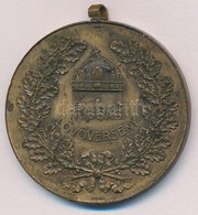 ~1910. 'Ifjúsági Lövőverseny / Királyért és Hazáért' Br Díjérem (36mm) T:2 Sérült Fül - Unclassified