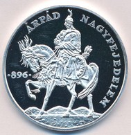 1996. 'Árpád Nagyfejedelem / Országos Erdészeti Egyesület 1866-1996' Ezüstözött Fém Emlékérem (43mm) T:PP - Sin Clasificación