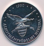 2015. 'Alkotmányvédelmi Hivatal 1990 /  25 év A Haza Védelmében' Fém Emlékérem (42mm) T:1-,2 (eredetileg PP) - Non Classés