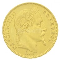 Franciaország / Második Császárság 1866BB 20Fr Au 'III. Napóleon' (6,45g/0.900) T:2,2-
 France / Second Empire 1866BB 20 - Non Classés