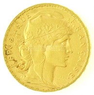 Franciaország 1913. 20Fr Au 'LIBERTÉ ÉGALITÉ FRATERNITÉ' Utánveret (6,46g/0.900) T:2
 France 1913. 20 Francs Au 'LIBERTÉ - Zonder Classificatie