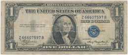Amerikai Egyesült Államok 1935-1945. (1935A) 1$ 'Silver Certificate - Kisméretű', Kék Pecsét, 'William Alexander Julian  - Sin Clasificación