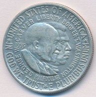 Amerikai Egyesült Államok 1953. 1/2$ Ag 'Washington - Carver' T:2,2- 
USA 1953. 1/2 Dollar Ag 'Washnington - Carver' Wit - Sin Clasificación