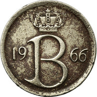 Monnaie, Belgique, 25 Centimes, 1966, Bruxelles, TB+, Copper-nickel, KM:154.1 - 25 Centimes