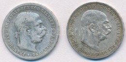 Ausztria 1893-1915. 1K Ag 'Ferenc József' (2xklf) T:1-,3
Austria 1893-1915. 1 Corona Ag 'Franz Joseph' (2xdiff) C:AU,F - Ohne Zuordnung