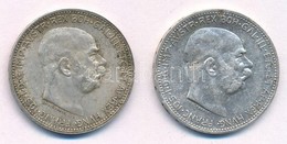 Ausztria 1914-1915. 1K Ag 'Ferenc József' (2xklf) T:1-,2
Austria 1914-1915. 1 Corona Ag 'Franz Joseph' (2xdiff) C:AU,XF - Non Classés