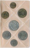 Bulgária 1962. 1s-1L (7xklf) Forgalmi Szett Fóliatokban T:1 
Bulgaria 1962. 1 Stotinka - 1 Leva (7xdiff) Coin Set, In Fo - Ohne Zuordnung