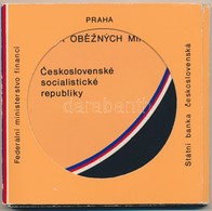 Csehszlovákia 1988. 5h-5K (7xklf) Forgalmi Sor, Sérült Karton Tokban T:1 
Czechoslovakia 1988. 5 Haleru - 5 Korun (7xdif - Zonder Classificatie