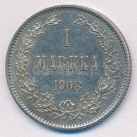 Finnország 1908L 1M Ag T:1-,2
Finland 1908L 1 Markka Ag C:AU,XF
Krause KM#3.2 - Non Classificati