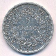 Franciaország 1849A 5Fr Ag (24,90g) T:2
France 1849A 5 Francs Ag (24,90g) C:XF
Krause KM#761.2 - Non Classés