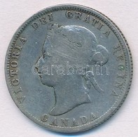 Kanada 1872H 25c Ag 'Viktória' T:2-,3
Canada 1872H 25 Cents Ag 'Victoria' C:VF,F - Non Classés