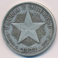 Kuba 1932. 1P A T:2
Cuba 1932. 1 Peso Ag C:XF
Krause KM#15.2 - Sin Clasificación
