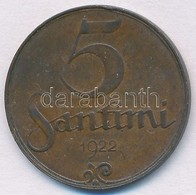 Lettország 1922. 5s Br T:2
Latvia 1922. 5 Santini Br C:XF - Sin Clasificación