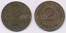 Lettország 1932-1939. 2s Br (2xklf) T:2
Latvia 1932-1939. 2 Santimi Br (2xdiff) C:XF - Sin Clasificación