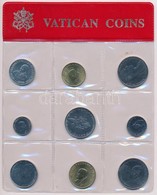 Vatikán 1976-1991. 10L-200L (9xklf) érme Szett Fólia Tokban T:1
Vatican 1976-1991. 10 Lire - 200 Lire (9xdiff) Coin Set  - Non Classés