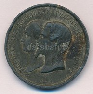 Franciaország / Második Császárság ~1860. 'Eugénia és III. Napóleon' Fém Emlékérem (37mm) T:2- Ph.
France / Second Empir - Non Classés