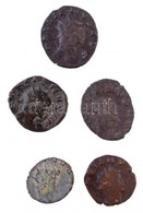 Római Birodalom 5db-os Vegyes Gallienus Rézpénz Tétel T:2-,3
Roman Empire 5pcs Of Various Copper Coins From Gallienus C: - Non Classés