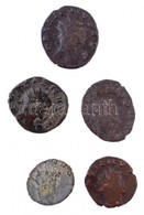 Római Birodalom 5db-os Vegyes Gallienus Rézpénz Tétel T:2-,3
Roman Empire 5pcs Of Various Copper Coins From Gallienus C: - Zonder Classificatie