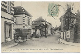 EURE ET LOIR  LE MOUSSEL - Perspective De La Route à Sorel - Vue Prise Du Carrefour - Sorel-Moussel