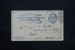 ETATS UNIS - Entier Postal De Rock Island Pour La Belgique En 1891 - L 25162 - ...-1900