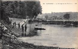 92-SURESNES-LE BARRAGE ET LES PÊCHEURS - Suresnes